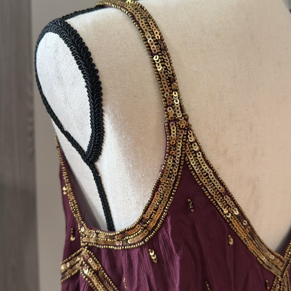 Free People “In Heaven Embellished Slip” Mini Dress - Size small - Picture 6 of 9